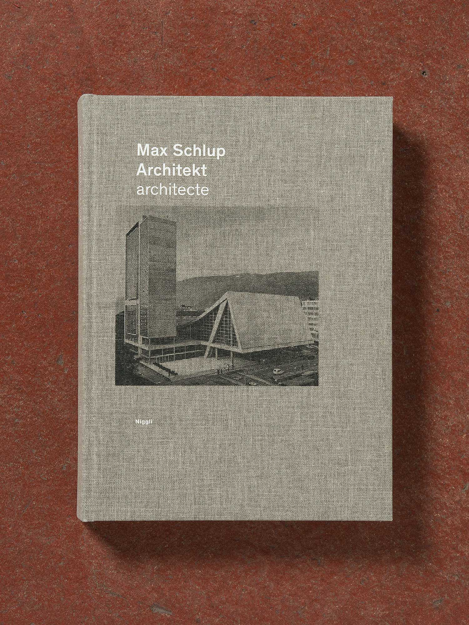 Buchgestaltung / book design Max Schlup, Architekt
