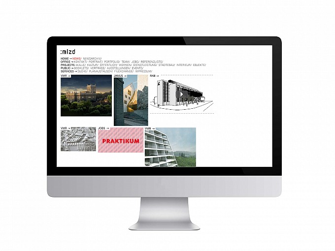 mlzd Architekten, Website